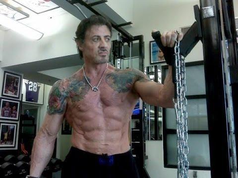 Sylvester Stallone Workout