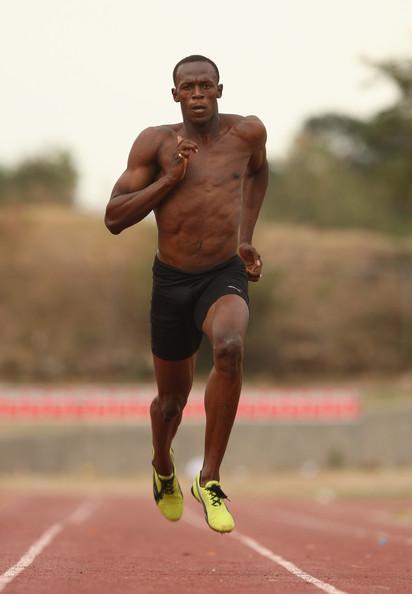 Usain Bolt Training Pictures