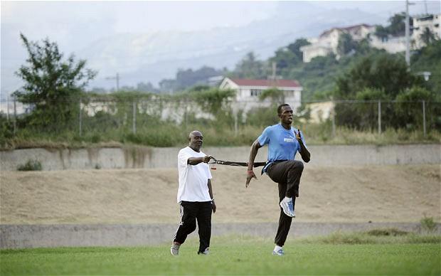 Usain Bolt Training Session