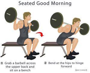Seated Good Morning Exercise